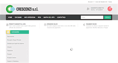 Desktop Screenshot of crescenzisrl.com
