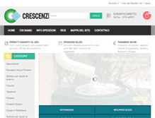 Tablet Screenshot of crescenzisrl.com